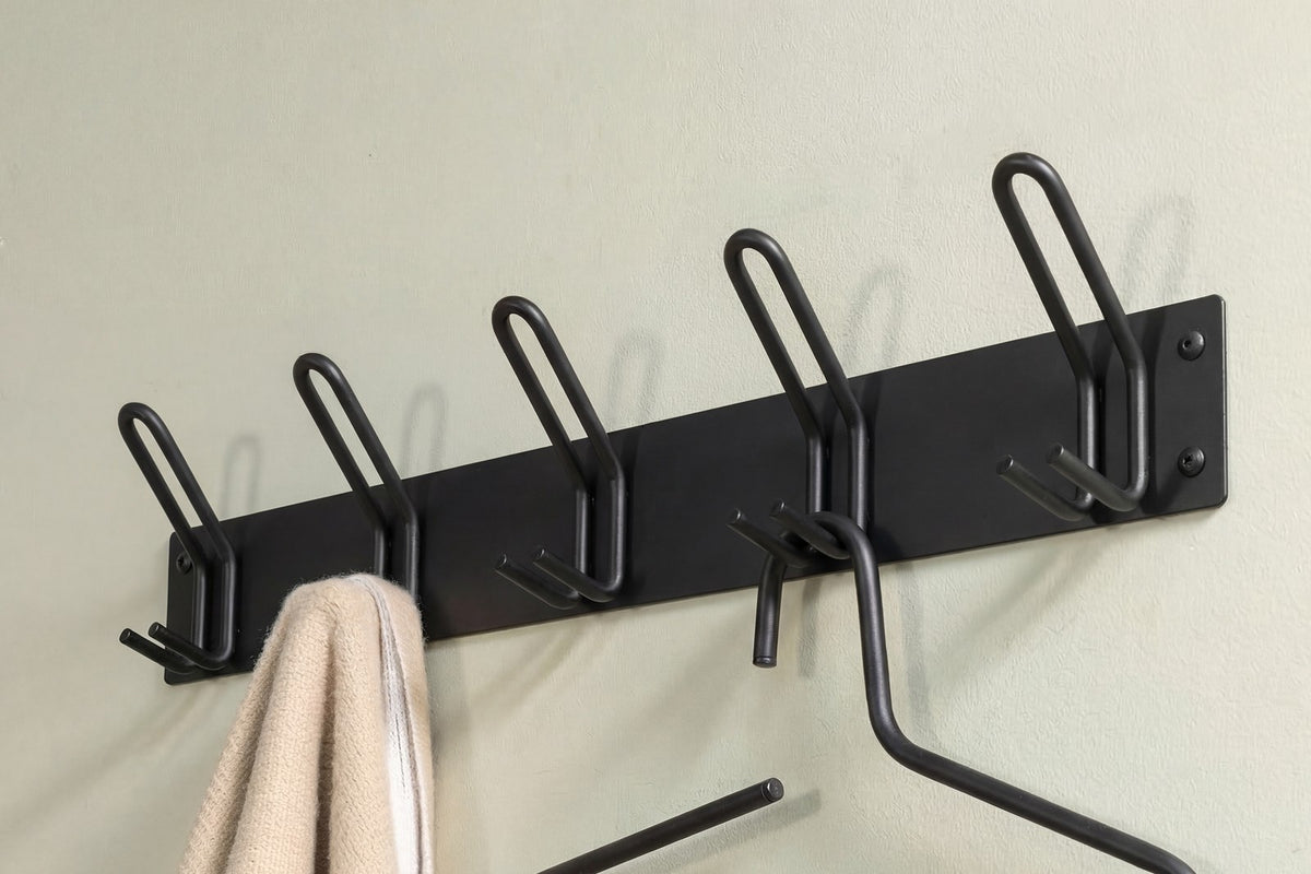 Designer Wandgarderobe Orsa - Schwarz
