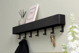 Designer Wandgarderobe Paxi - Schwarz