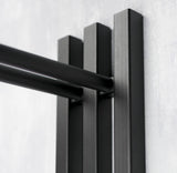 Designer Wandgarderobe Tarvi - Schwarz