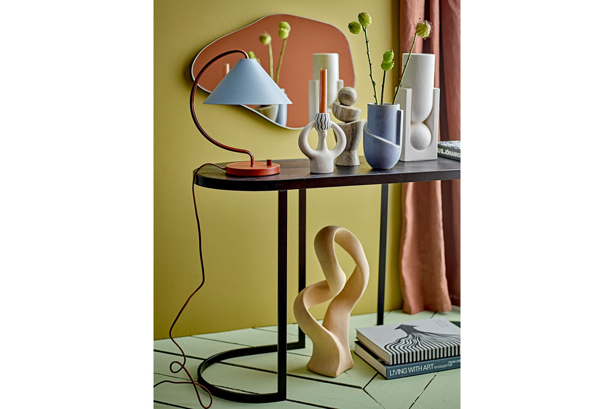 Wall Mirror Saphir – Organic Shape with Fine Silver Edge