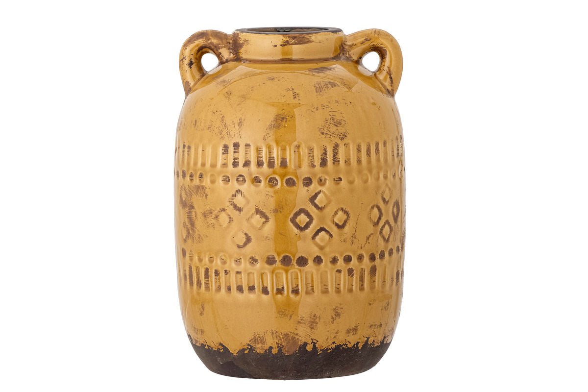 Vase "Miranda" - terre cuite jaune