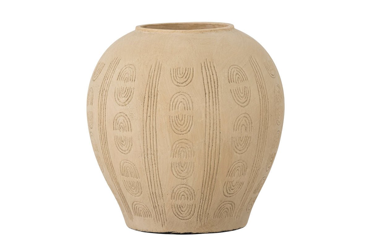 Vase "Aductu" - terre cuite claire