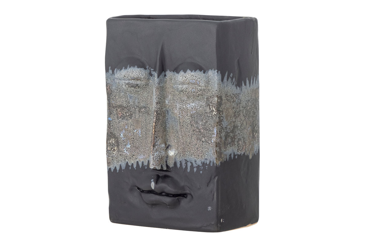 Vase « Kaelra » – Grès en Noir