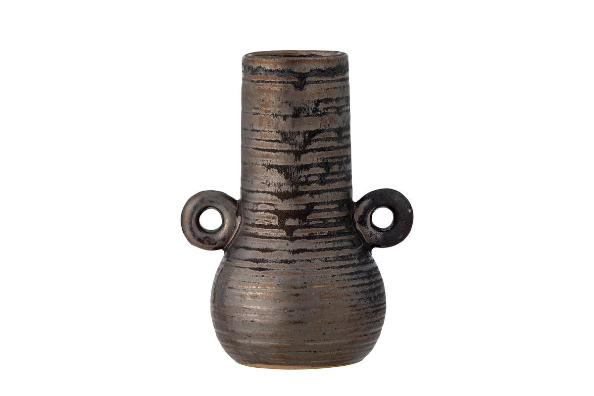 Vase Ora - Brown, made of stoneware