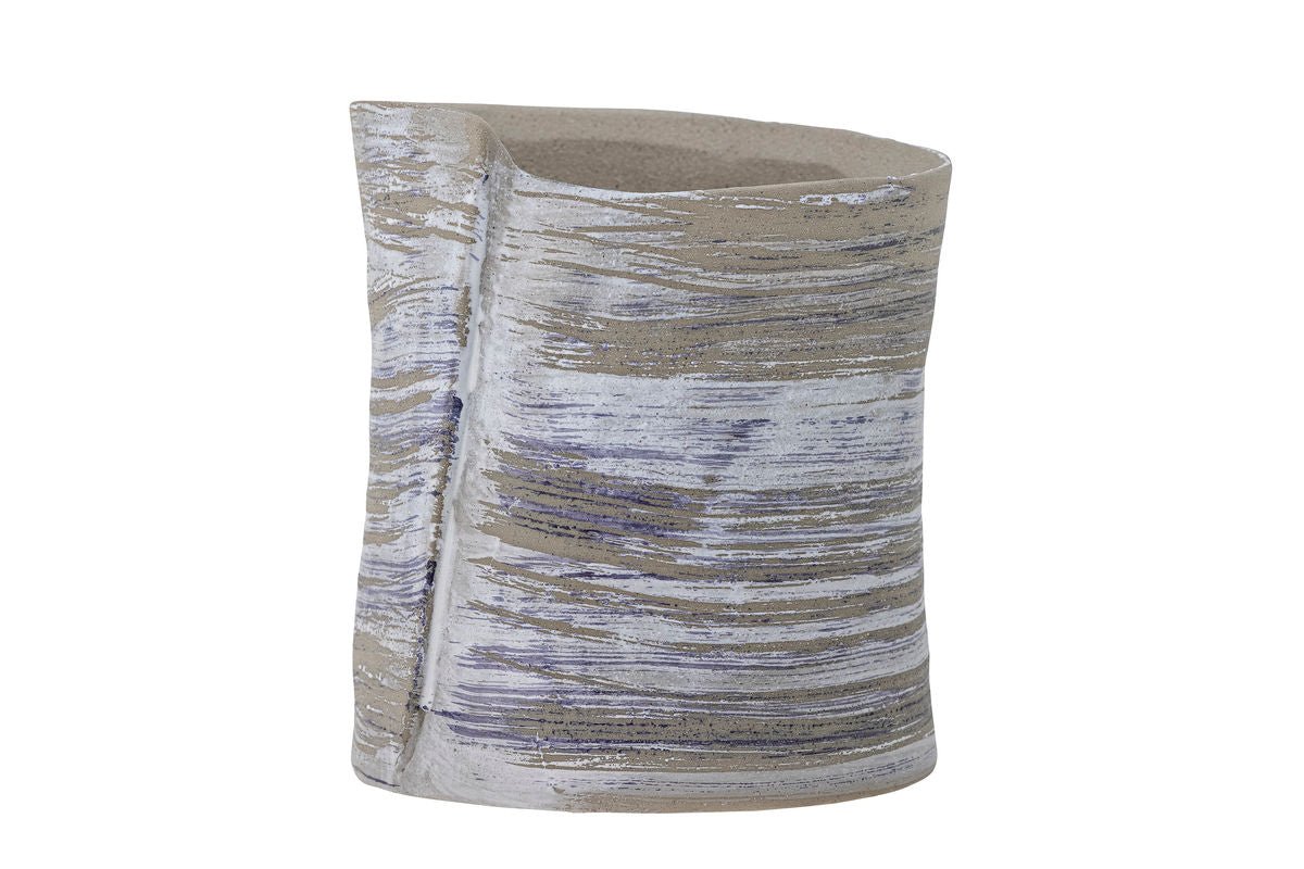 Blummepott Shepper – groe Steingutt