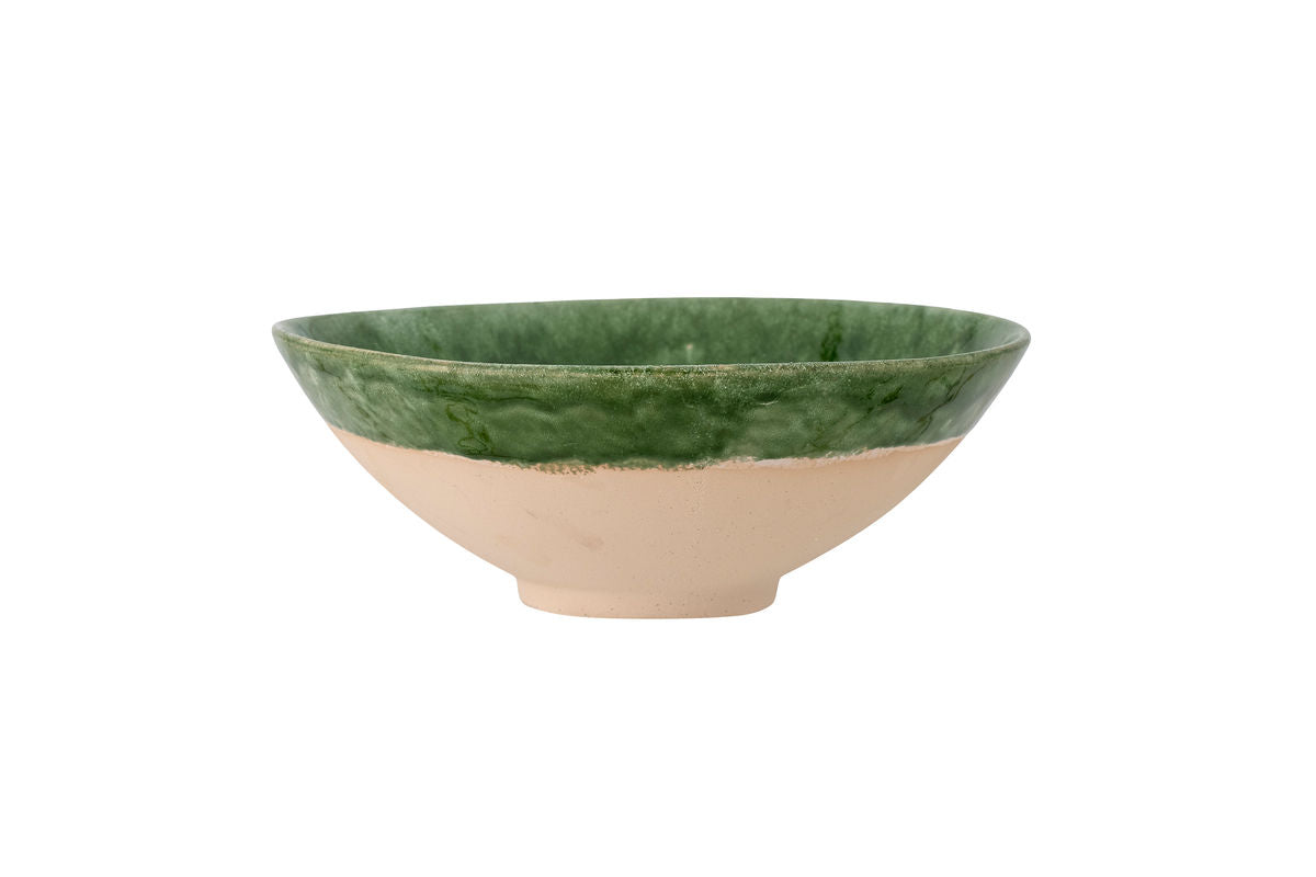 Bowl Roxy – Stoneware with reactive glaze in Green