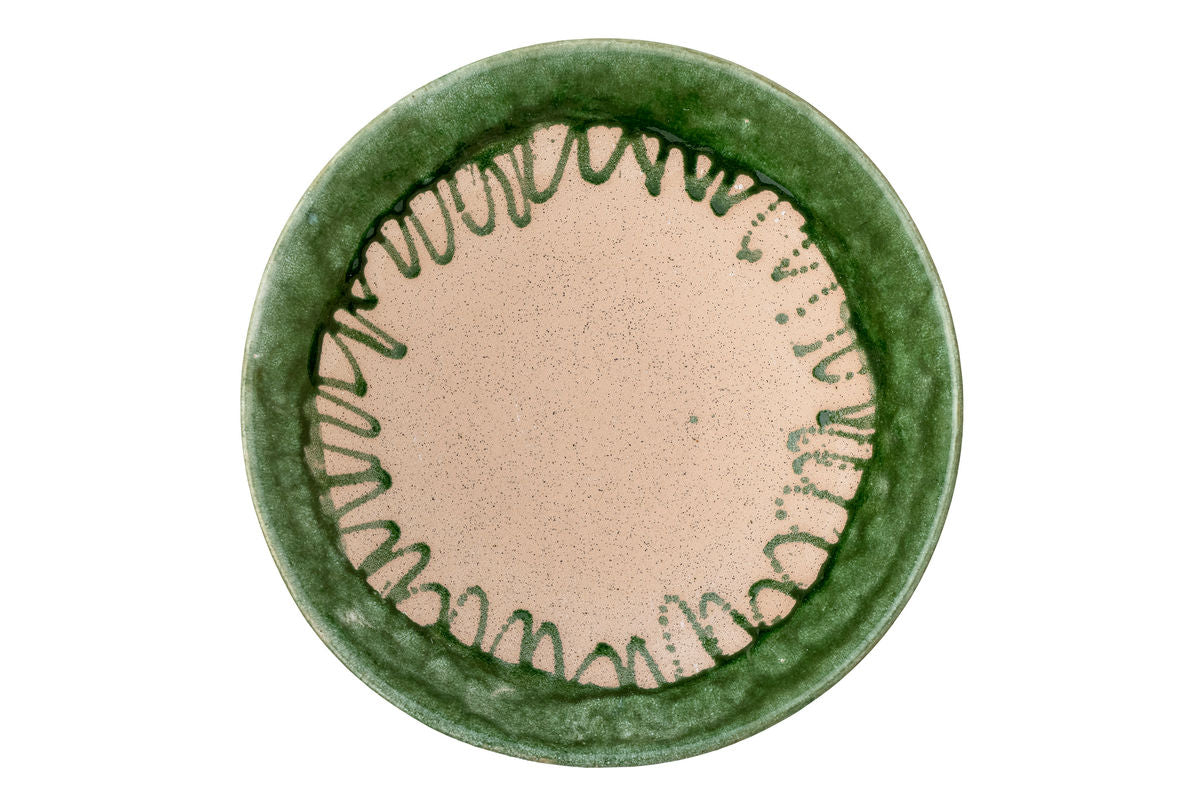 Bowl Roxy – Stoneware with reactive glaze in Green