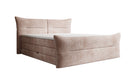 Boxspringbett Elea Cord in Rosé (Poso 052) – Freisteller