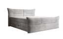 Boxspringbett Elea Cord in Hellgrau (Poso 055) – Freisteller