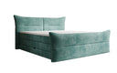 Boxspringbett Elea Cord in Petrol (Poso 125) – Freisteller