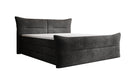 Boxspringbett Elea Cord in Schwarz (Poso 135) – Freisteller