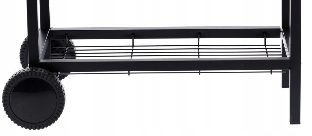 Holzkohlegrill BarrelPro – Grillwägel mat Deckel, Thermometer a Plazen