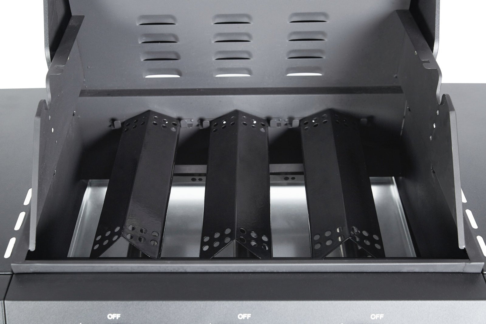 Gas Grill BarbecuePro XL – 3-Burner Grill Cart with Warming Rack