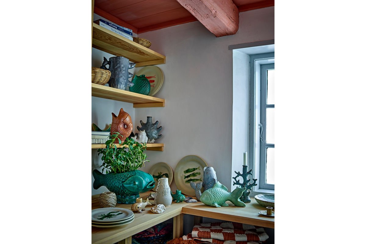 Vase « 3 Poissons » – en grès