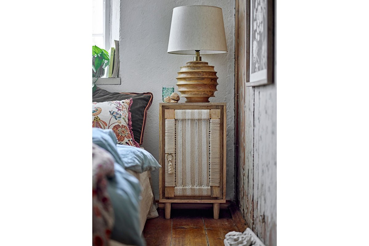 Lampe de table Wooden - en bois de manguier