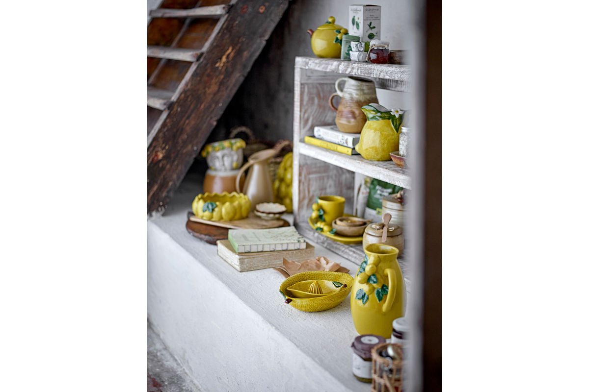 Krug Soleka – Stoneware with Lemon Decor