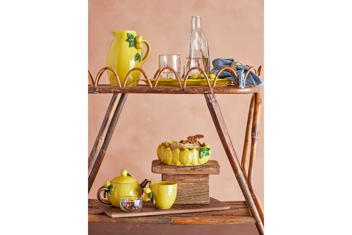 Krug Soleka – Stoneware with Lemon Decor