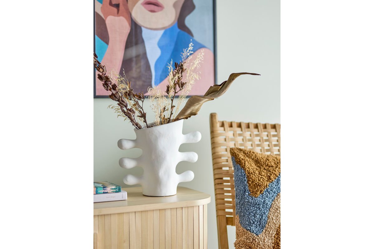 Vas „Alvina“ – Wäiss Steingutt