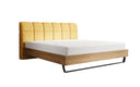 Boxspringbett Levio Strukturstoff in Safran (Raven 66) – Freisteller