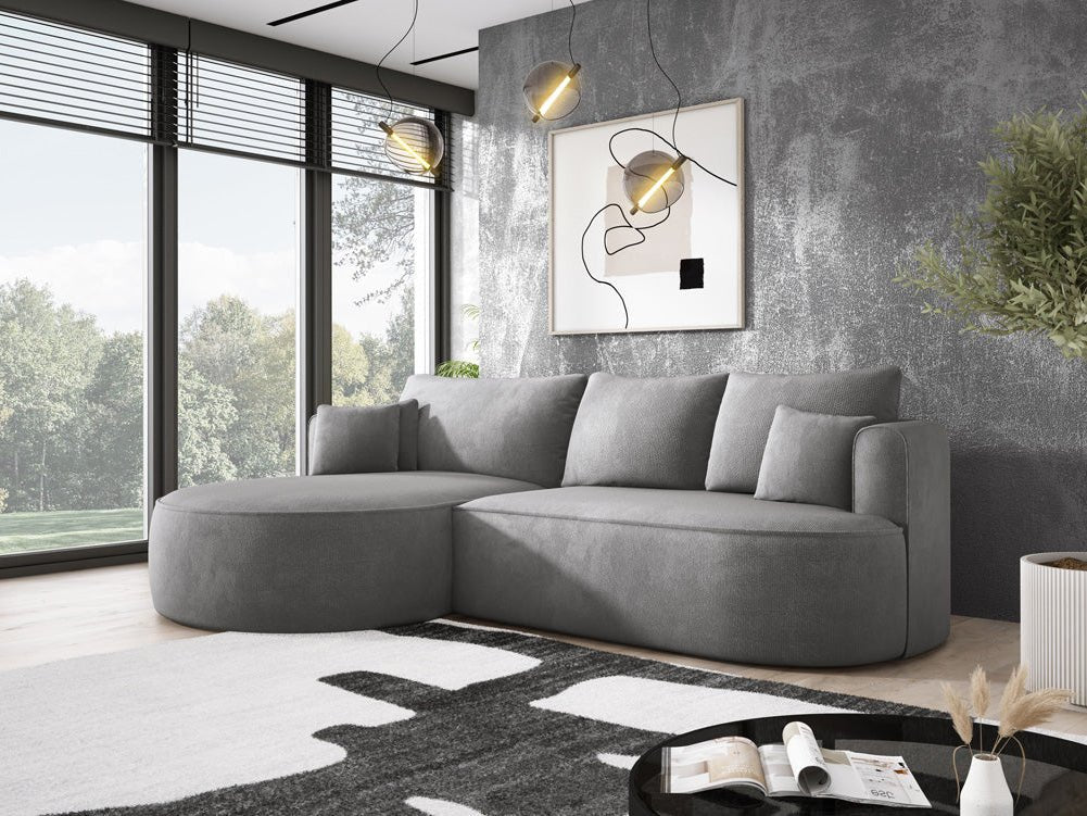Designer L Sofa Lucca am Bouclé