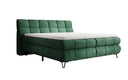 Boxspringbett Milla Cord in Grün (Poso 014) – Freisteller