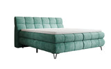 Boxspringbett Milla Cord in Vintage Blau (Poso 026) – Freisteller