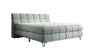 Boxspringbett Milla Strukturstoff in Vintage Blau (Raven 80) – Freisteller