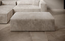 Beistellhocker Vasto in Cord – Beige
