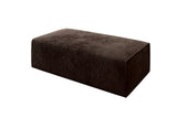 Beistellhocker Vasto in Cord – Braun