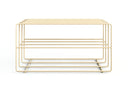 Schongregal Neva – Metallregal mat Loft-Flair a ville Faarwen