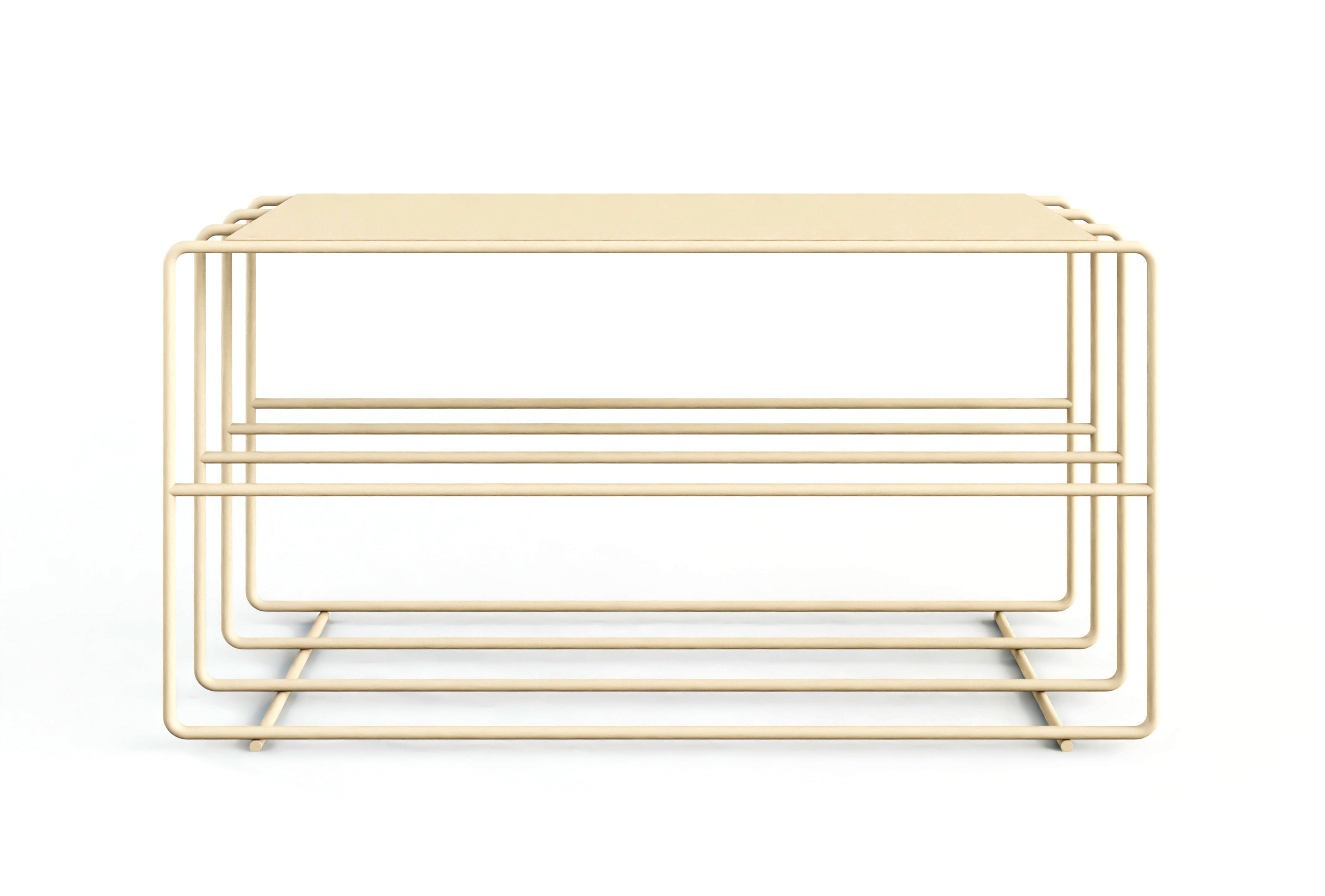 Shoe rack Neva – metal shelf with loft flair in many colors