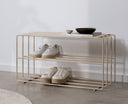 Schongregal Neva – Metallregal mat Loft-Flair a ville Faarwen