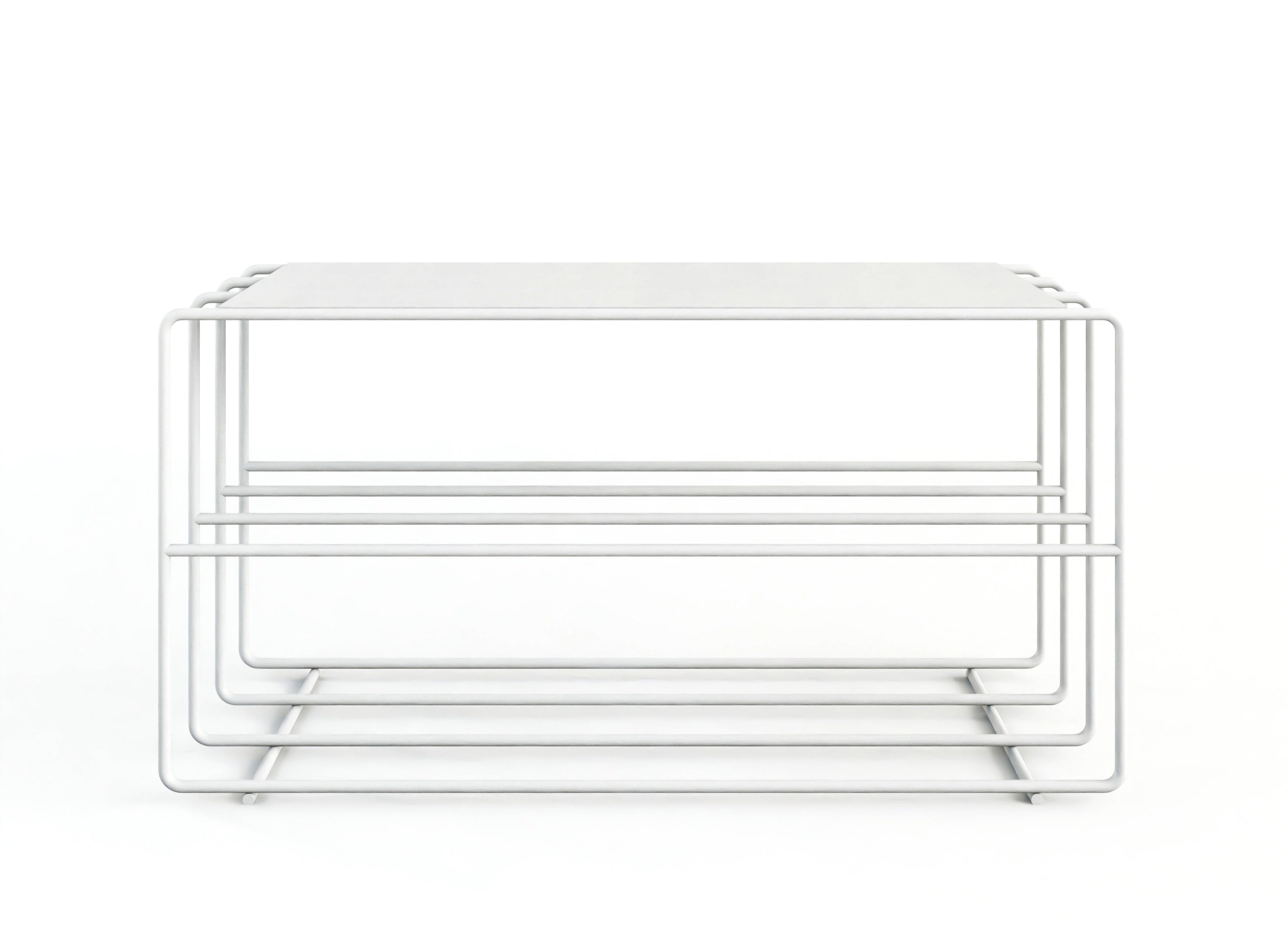 Shoe rack Neva – metal shelf with loft flair in many colors