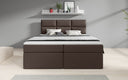 OUTLET - Boxspringbett Carre mit USB-Anschluss - Luxusbetten24