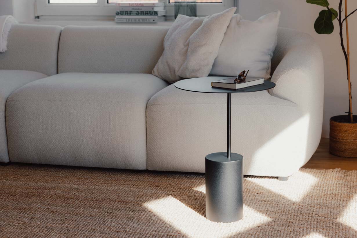 Couchtisch/Beistelltisch Ciro – Edelstahl-Design für Indoor & Outdoor