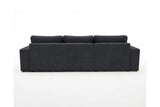Designer Ecksofa Vigo in Chenille – Anthrazit – Links