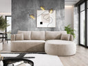 Designer-Ecksofa Lucca aus Samt