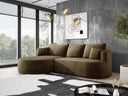 Designer-Ecksofa Lucca aus Samt