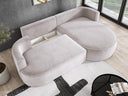 Designer-Ecksofa Lucca aus Samt