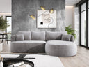 Designer-Ecksofa Lucca aus Samt