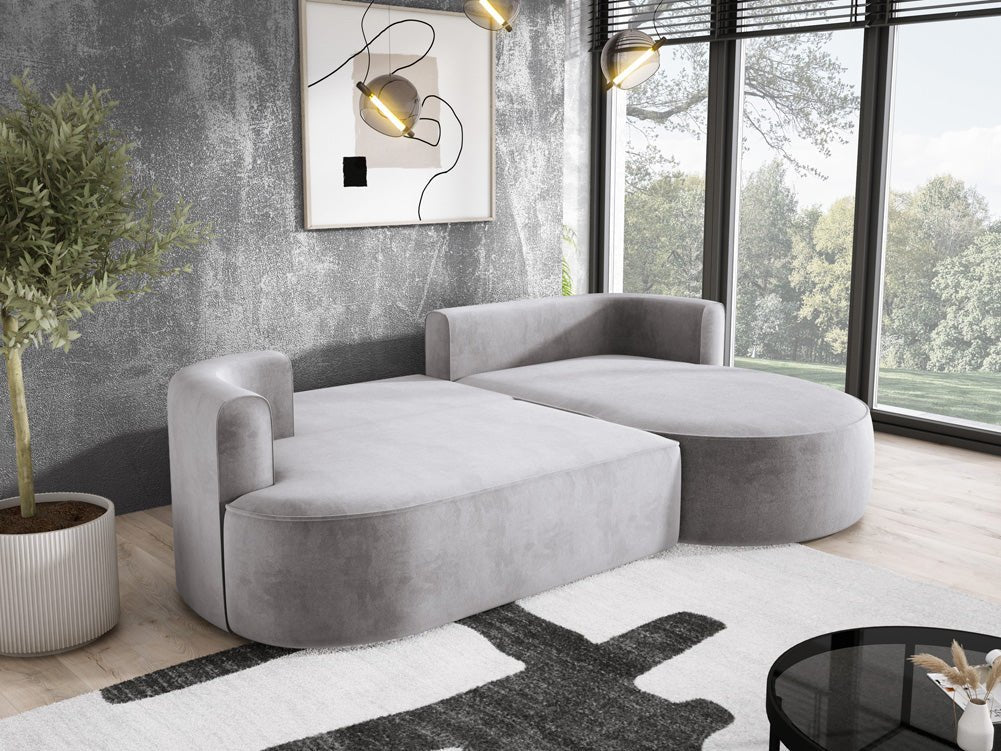 Designer L Sofa Lucca a Samt