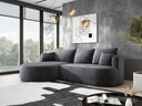 Designer-Ecksofa Lucca aus Samt