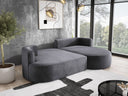 Designer-Ecksofa Lucca aus Samt