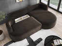 Designer-Ecksofa Lucca aus Samt