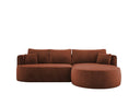 Designer-Ecksofa Lucca aus Samt
