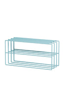 Schongregal Neva – Metallregal mat Loft-Flair a ville Faarwen