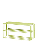 Schongregal Neva – Metallregal mat Loft-Flair a ville Faarwen