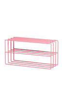 Schongregal Neva – Metallregal mat Loft-Flair a ville Faarwen