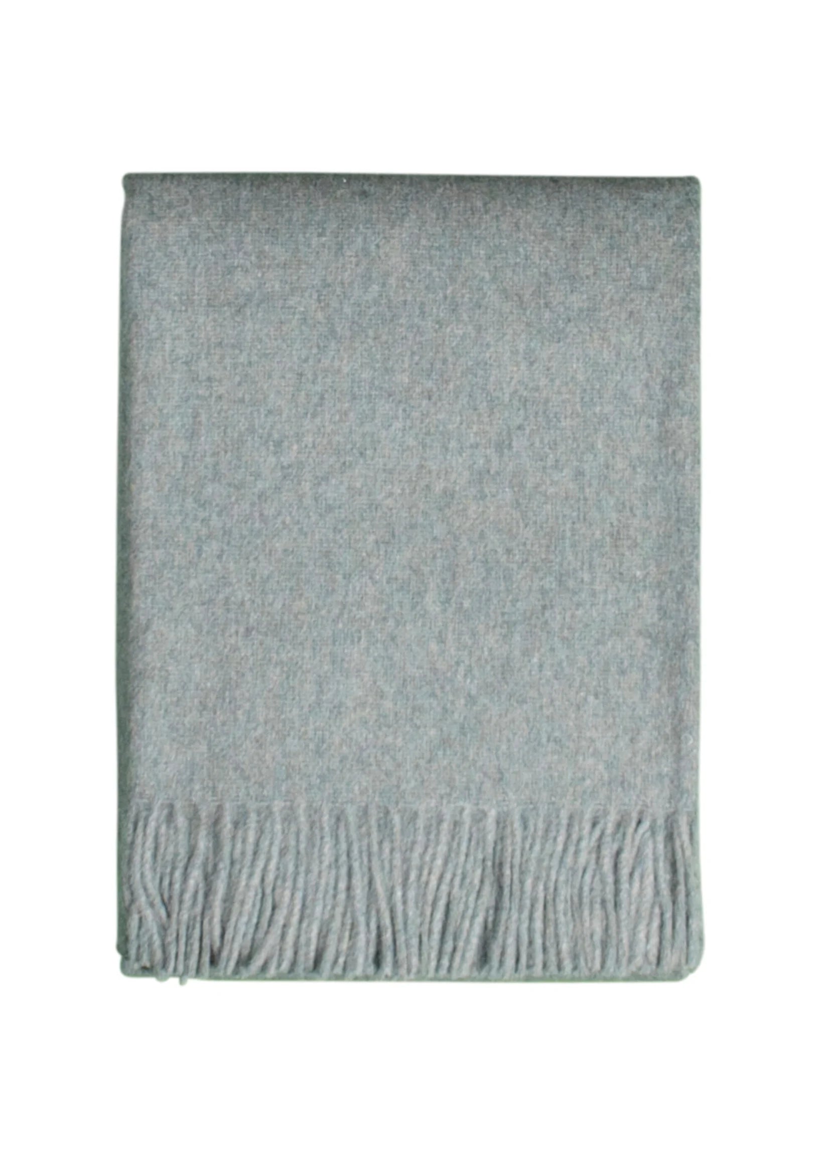 Plaid de jour Alpaga Ylva - Laine d'alpaga pure en Bleu vintage - 200x150 cm