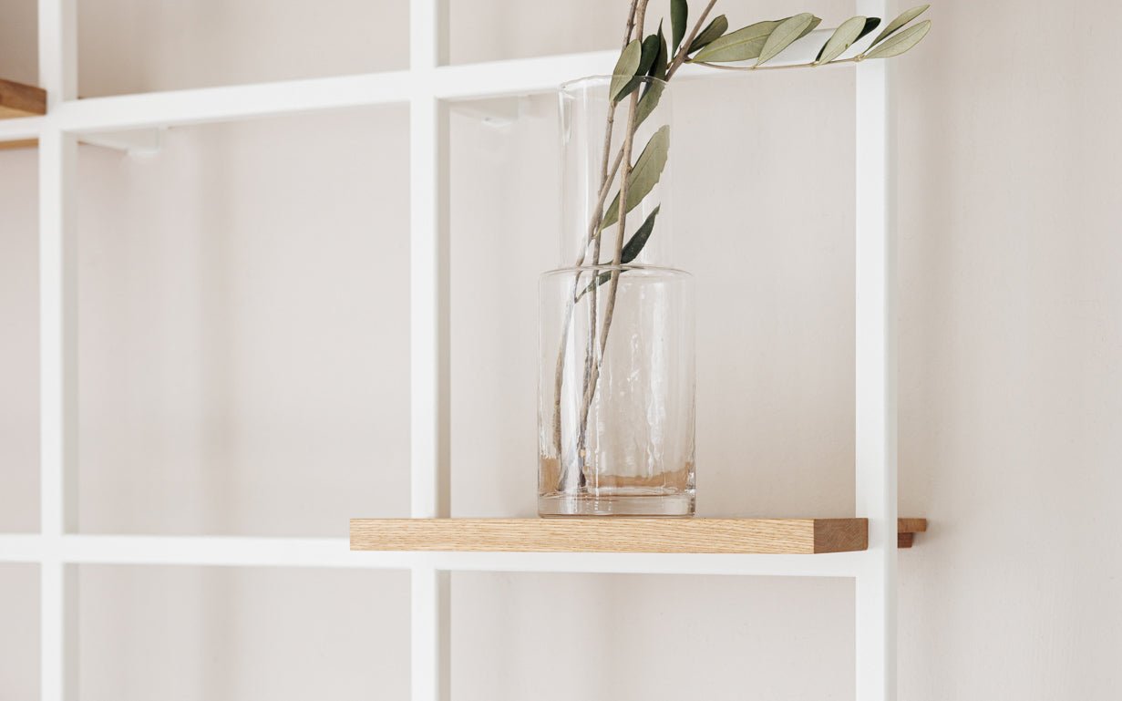 Étagère murale Rivo – Étagère métallique flexible avec système à emboîtement